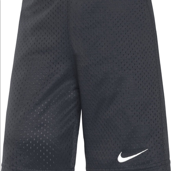 Nike Little Boys Anthracite  Mesh Sports Shorts - Picture 2 of 5